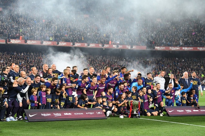 Đội bóng Barcelona vô địch 26 lần